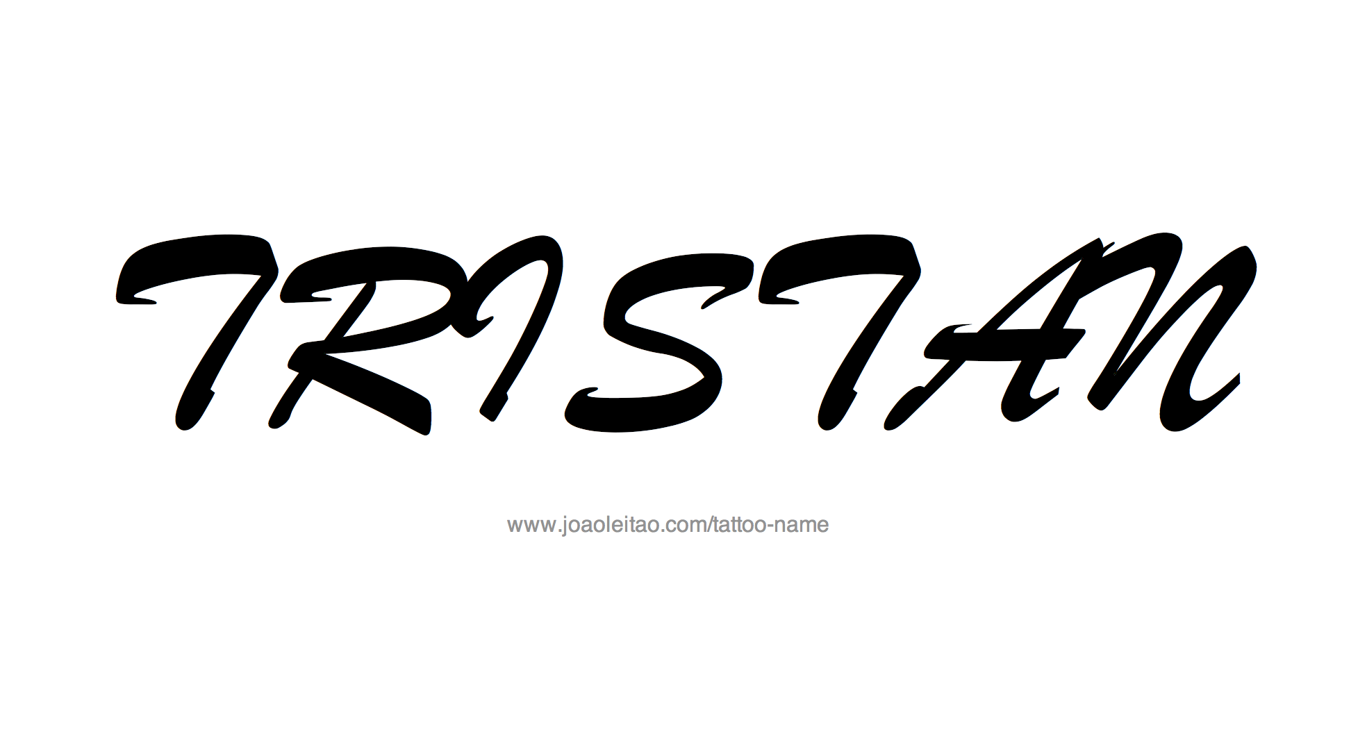 Tristan Name Tattoo Designs